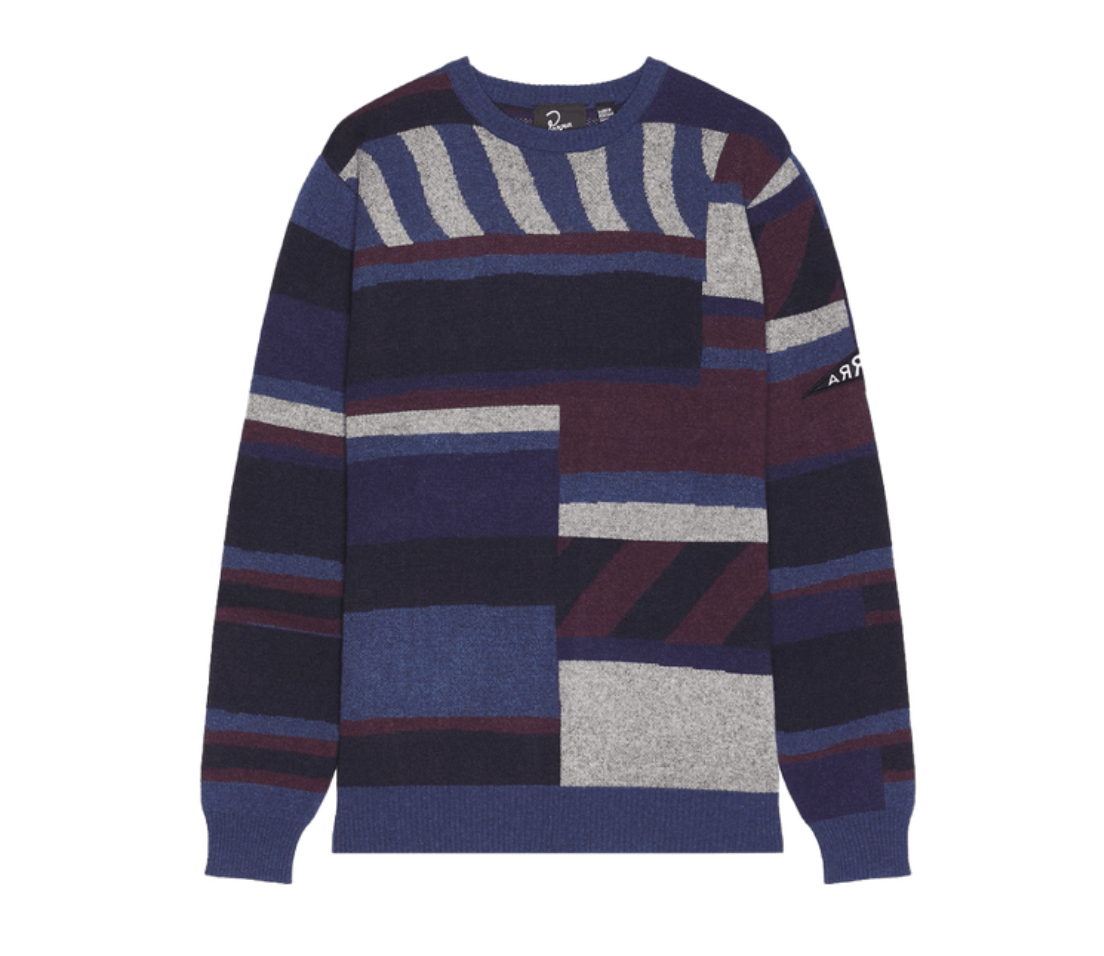 Parra By Parra Patched Your Work Knitted Pullover Multi • M Size US M / EU 48-50 / 2 - 1 Thumbnail