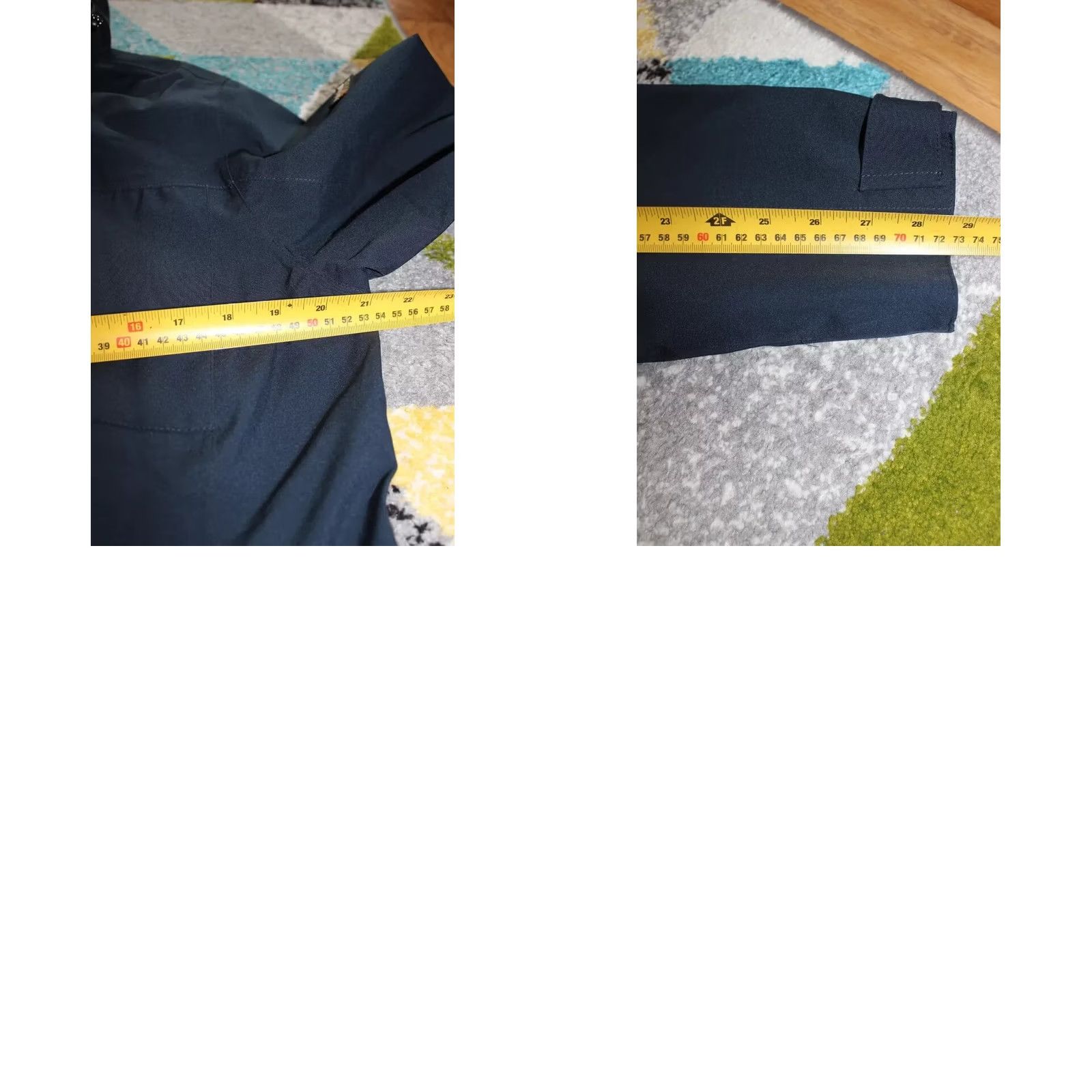 Vintage VINTAGE Formula 1 Racing Point BWT Rukka wind jacket 38 blue Mens Size US XXS / EU 40 - 9 Thumbnail