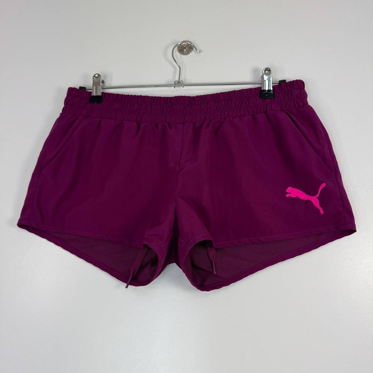 Puma Puma Purple Running Training Athletic Shorts Womens Size L Size US 36 / EU 52 - 1 Thumbnail
