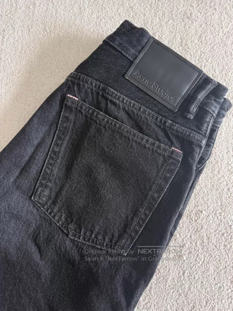 Acne Studios Acne Studios Black Washed Denim Jeans Size US 30 / EU 46 - 4 Thumbnail