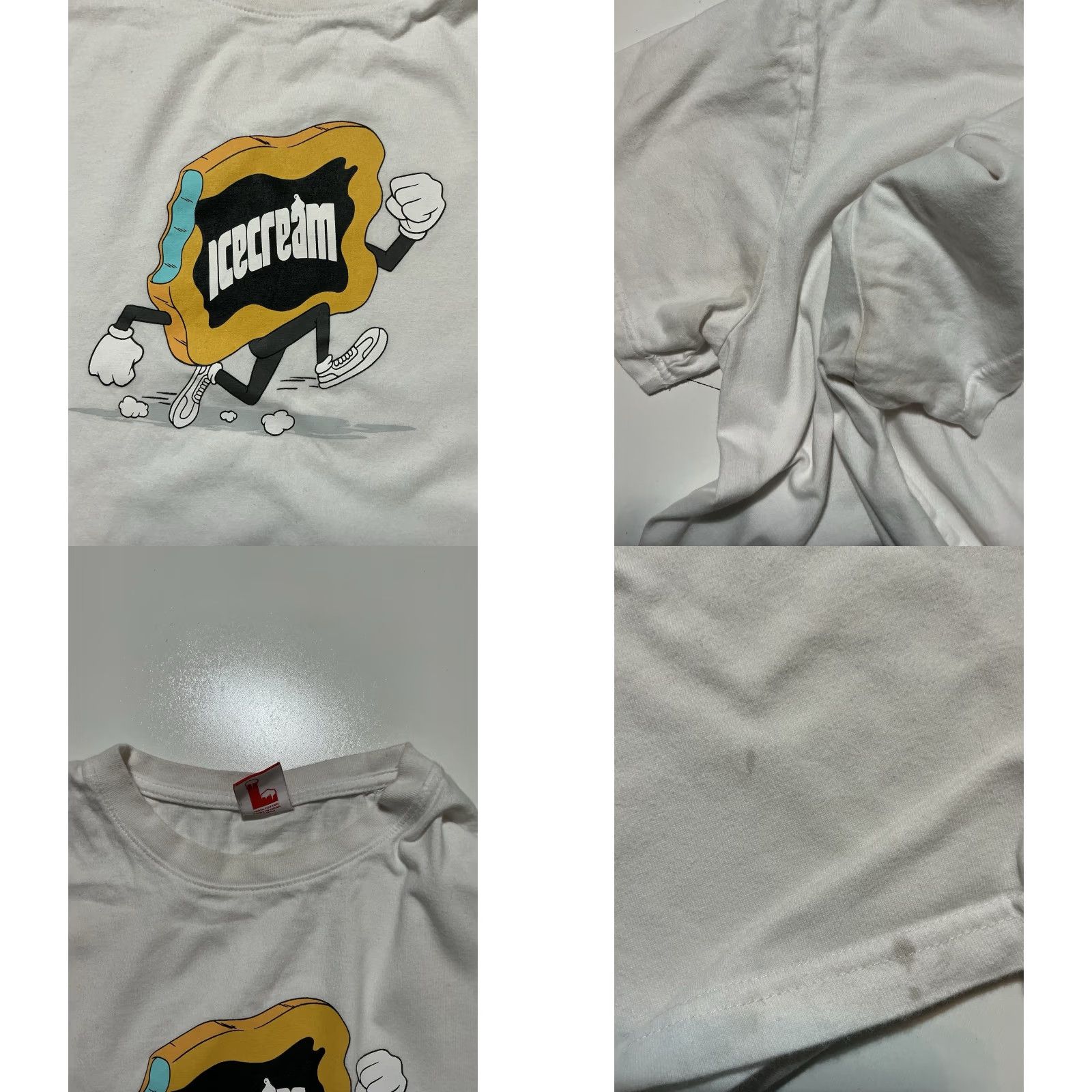 Vintage VINTAGE Ice Cream Billionaire Boys Club BBC Graphic White S/S Crewneck T-Shirt Mens Size L White Crewneck Graphic BBC Ice Cream T-Shirt Mens Size US L / EU 52-54 / 3 - 8 Thumbnail