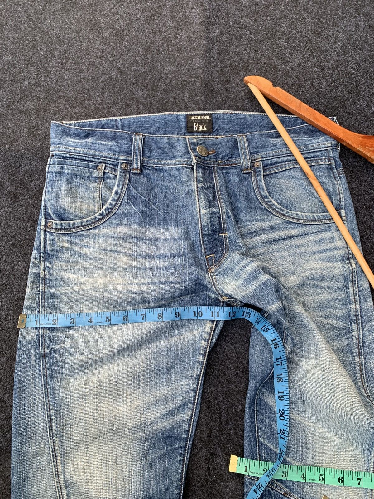 Number (N)ine BACK NUMBER BLACK JEAN LIKE NUMBER NINE. Size US 35 - 6 Thumbnail