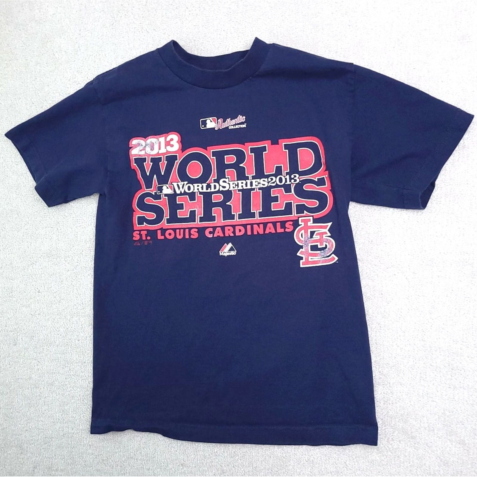 Vintage VINTAGE St Louis Cardinals 2013 World Series Baseball T-Shirt Adult Small Blue S/S Size US S / EU 44-46 / 1 - 2 Thumbnail