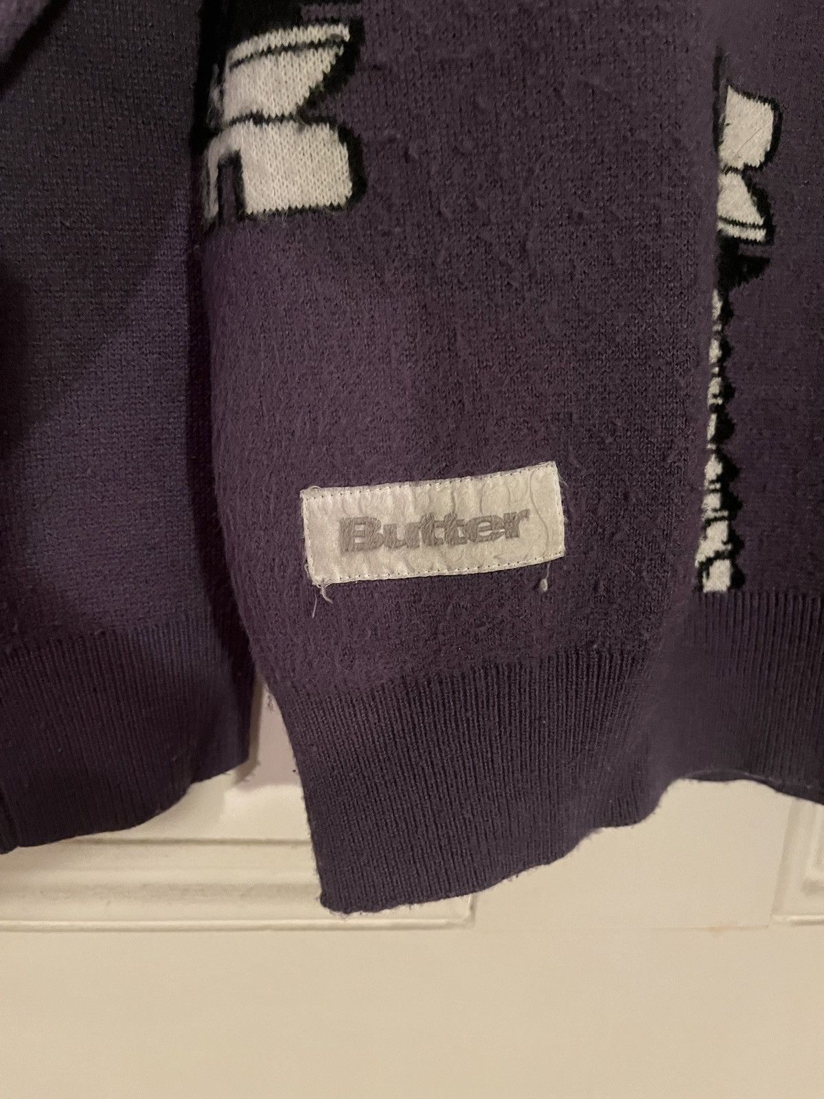 Butter Goods Butter goods screw knit sweater (dusk purple) Size US M / EU 48-50 / 2 - 5 Thumbnail