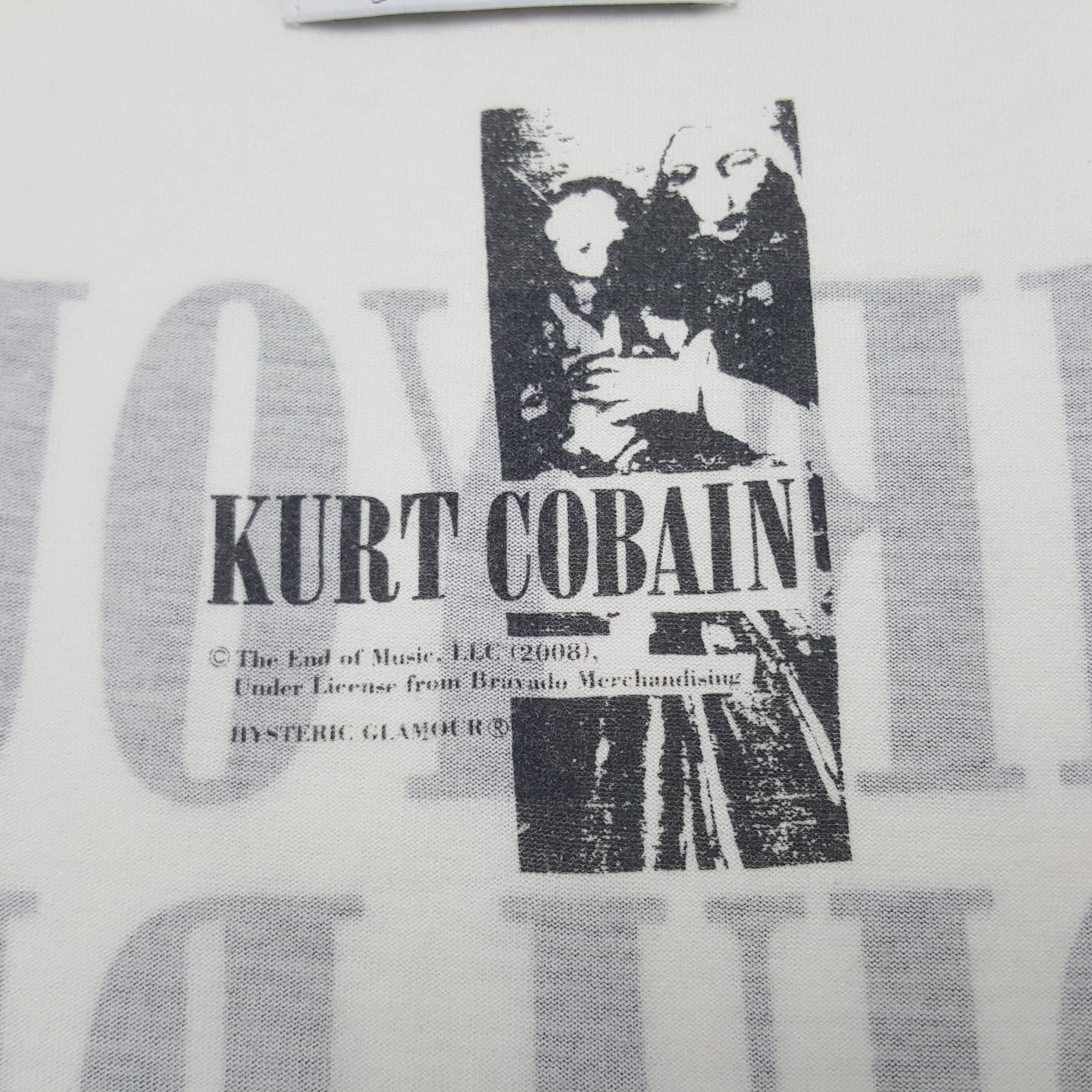 Hysteric Glamour × Vintage Vintage Hysteric x Kurt Cobain Tshirt Size US S / EU 44-46 / 1 - 6 Thumbnail