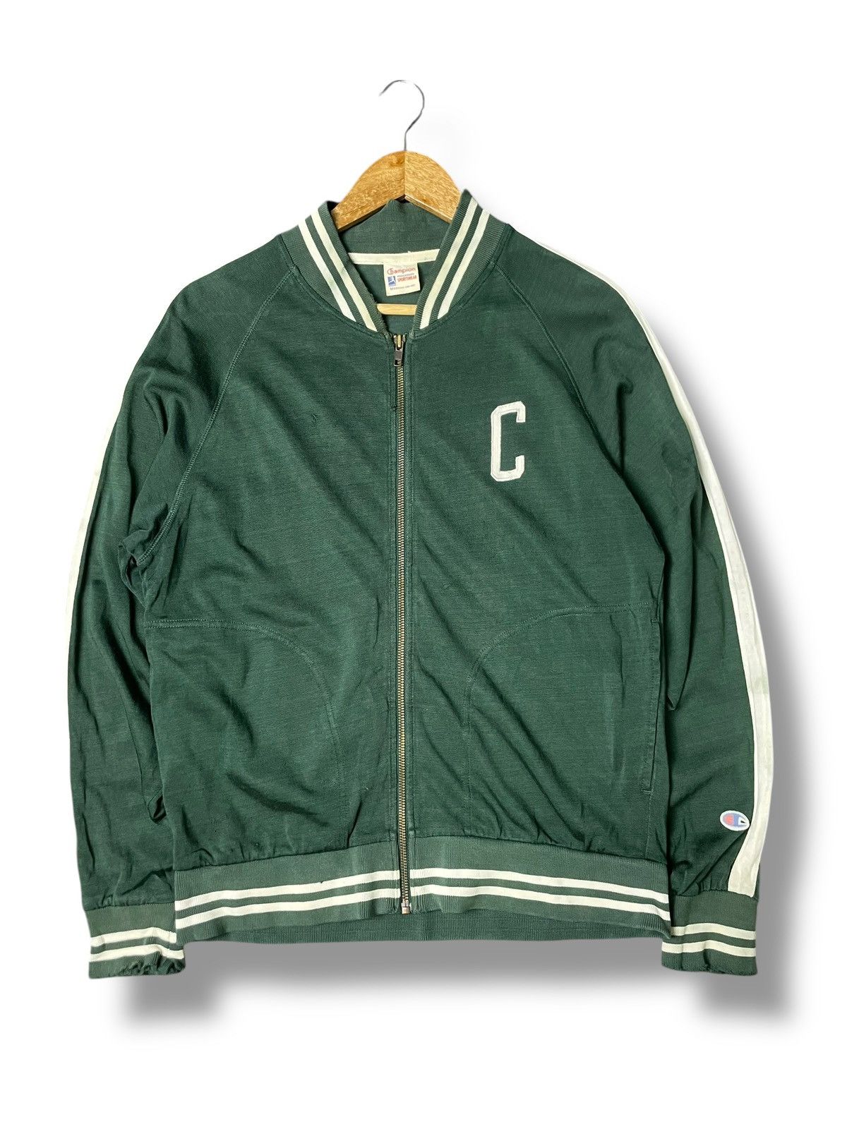 Champion × Japanese Brand × Vintage Vintage Champion Sportswear Zipper Jacket (80) Size US M / EU 48-50 / 2 - 1 Thumbnail
