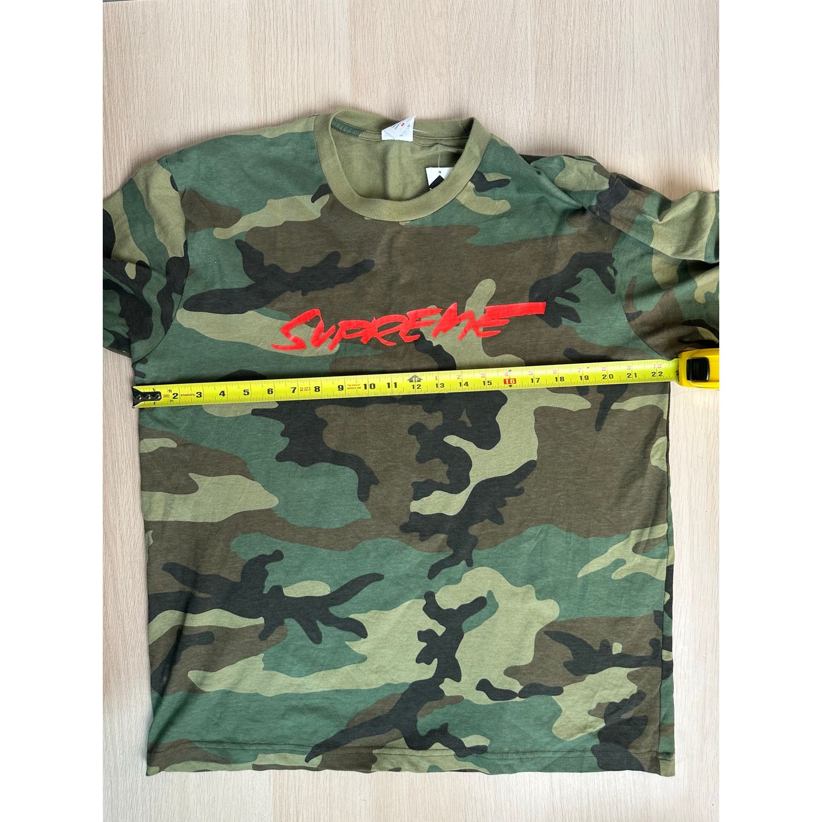 Supreme Supreme Futura Logo Tee Woodland Camo - Size M - NEW Size US M / EU 48-50 / 2 - 6 Thumbnail