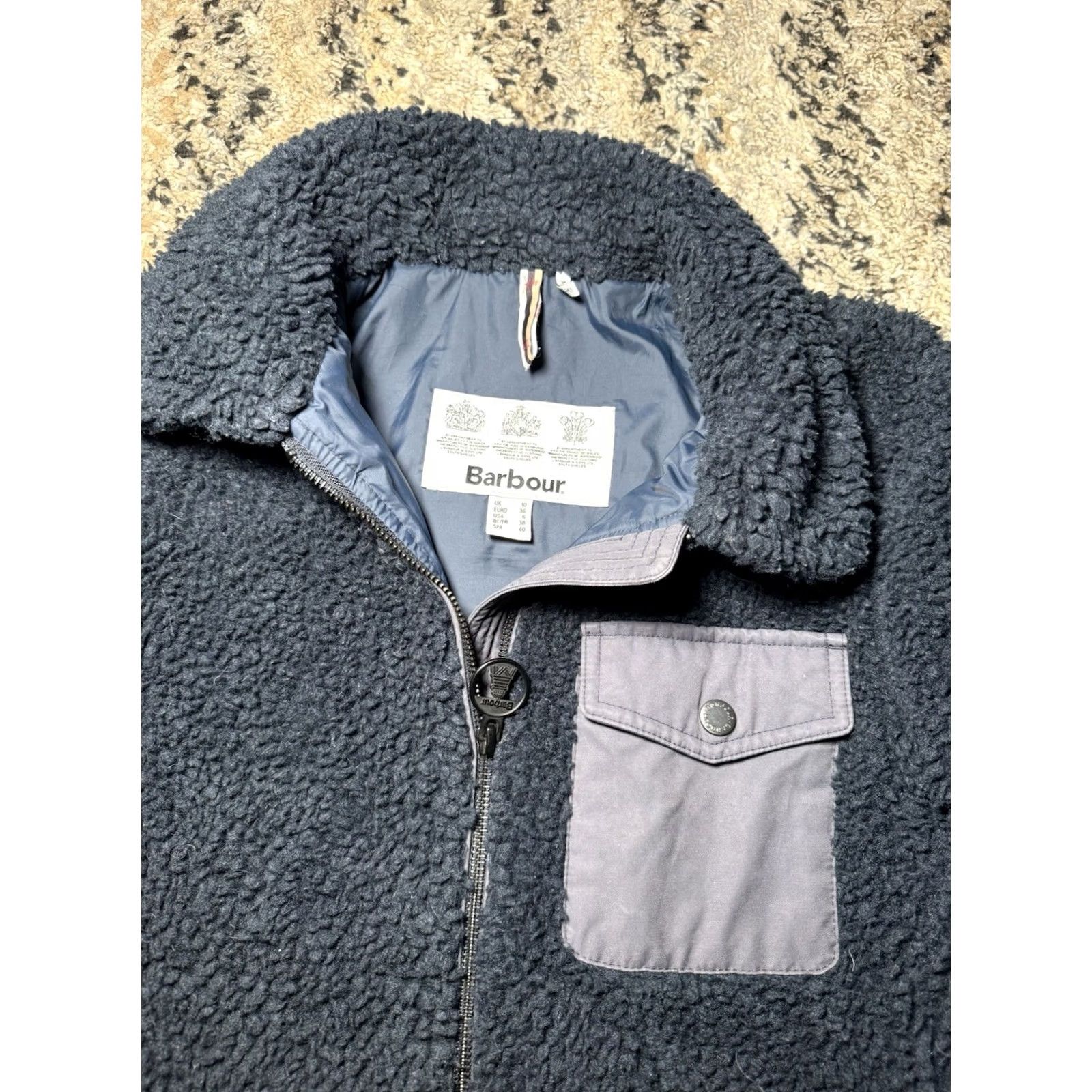 Barbour Barbour Birling Jacket Fleece Womens Navy Blue Size 6 Small Size S / US 4 / IT 40 - 5 Thumbnail