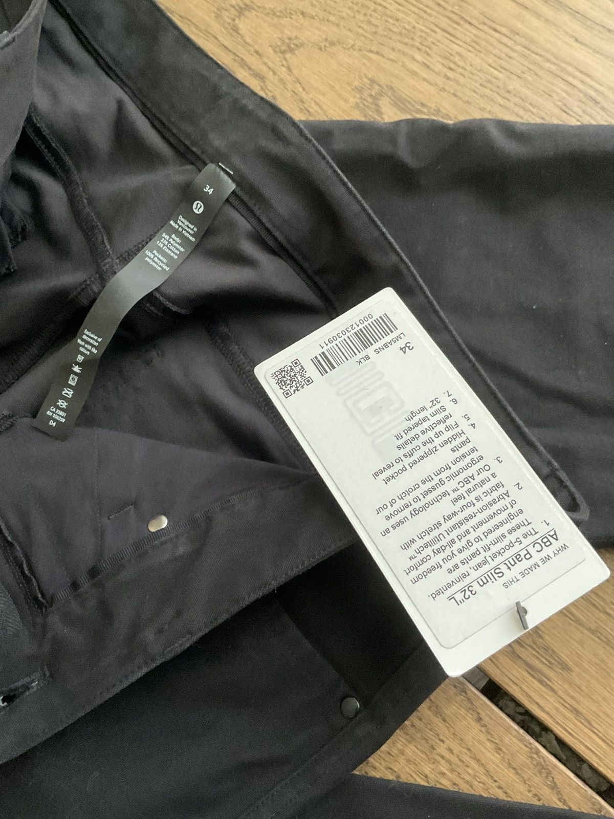 Lululemon Lululemon ABC Slim-Fit 5 Pocket Pant 32"L Utilitech Size US 34 / EU 50 - 4 Thumbnail