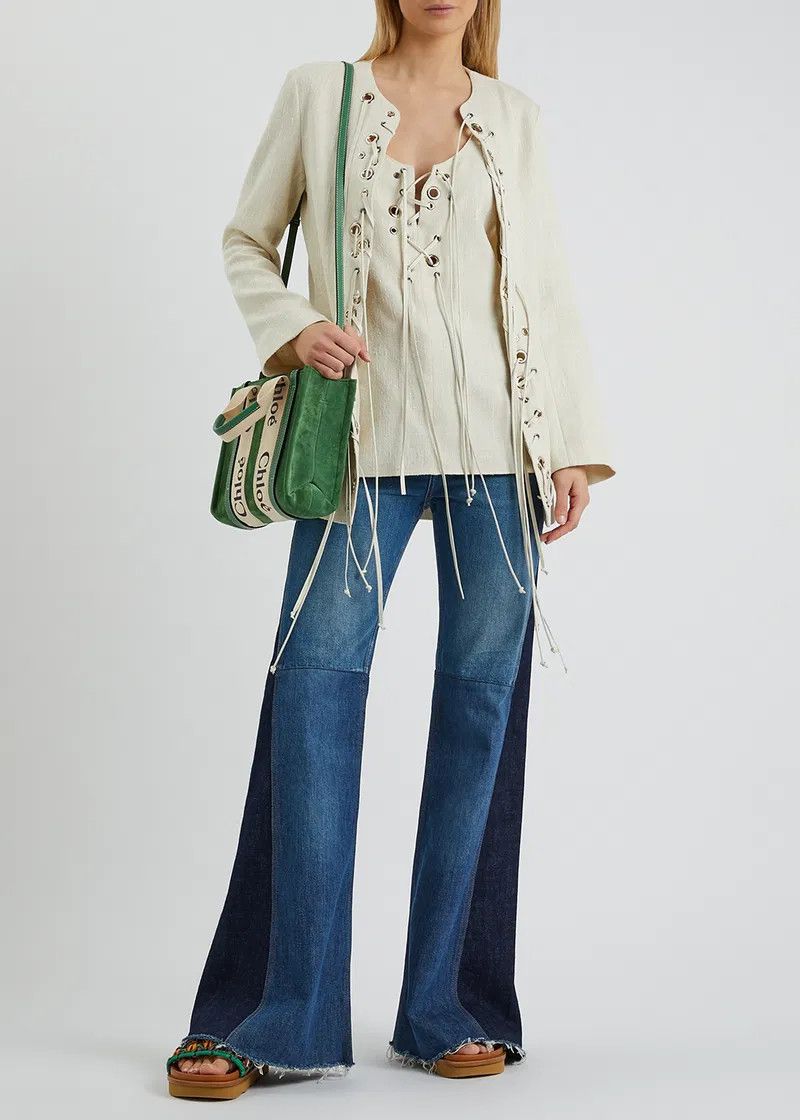 Chloe o1y0825 Denim Pant in Blue Size 28" / US 6 / IT 42 - 4 Thumbnail