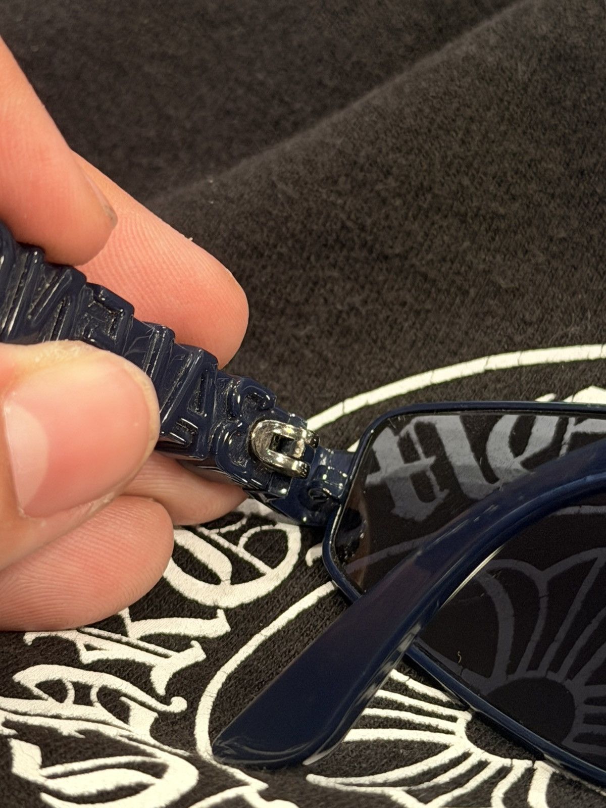 Balenciaga BALENCIAGA Logo Sunglasses - Navy - PreOwned - Size ONE SIZE - 7 Thumbnail