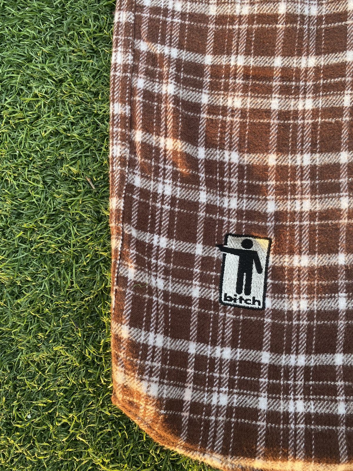 Girl Skateboards VINTAGE 90s BITCH SKATEBOARDS FLANNEL Size US XXL / EU 58 / 5 - 6 Thumbnail