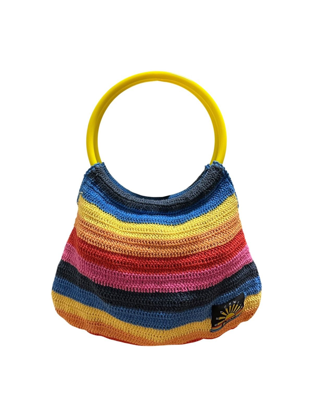 Dolce & Gabbana D&G Rainbow Crochet Plastic Handle Tote Bag Size ONE SIZE - 1 Thumbnail
