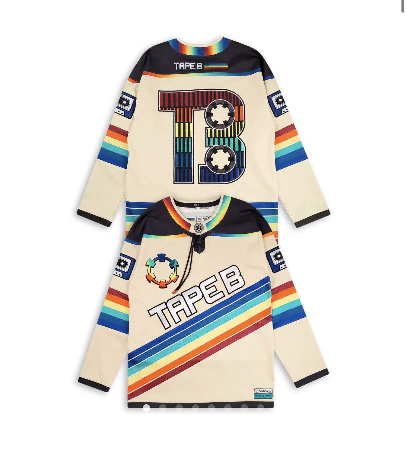 Other TAPE B LOW FREQUENCIES HOCKEY JERSEY *BRAND NEW LARGE* Size US L / EU 52-54 / 3 - 1 Thumbnail