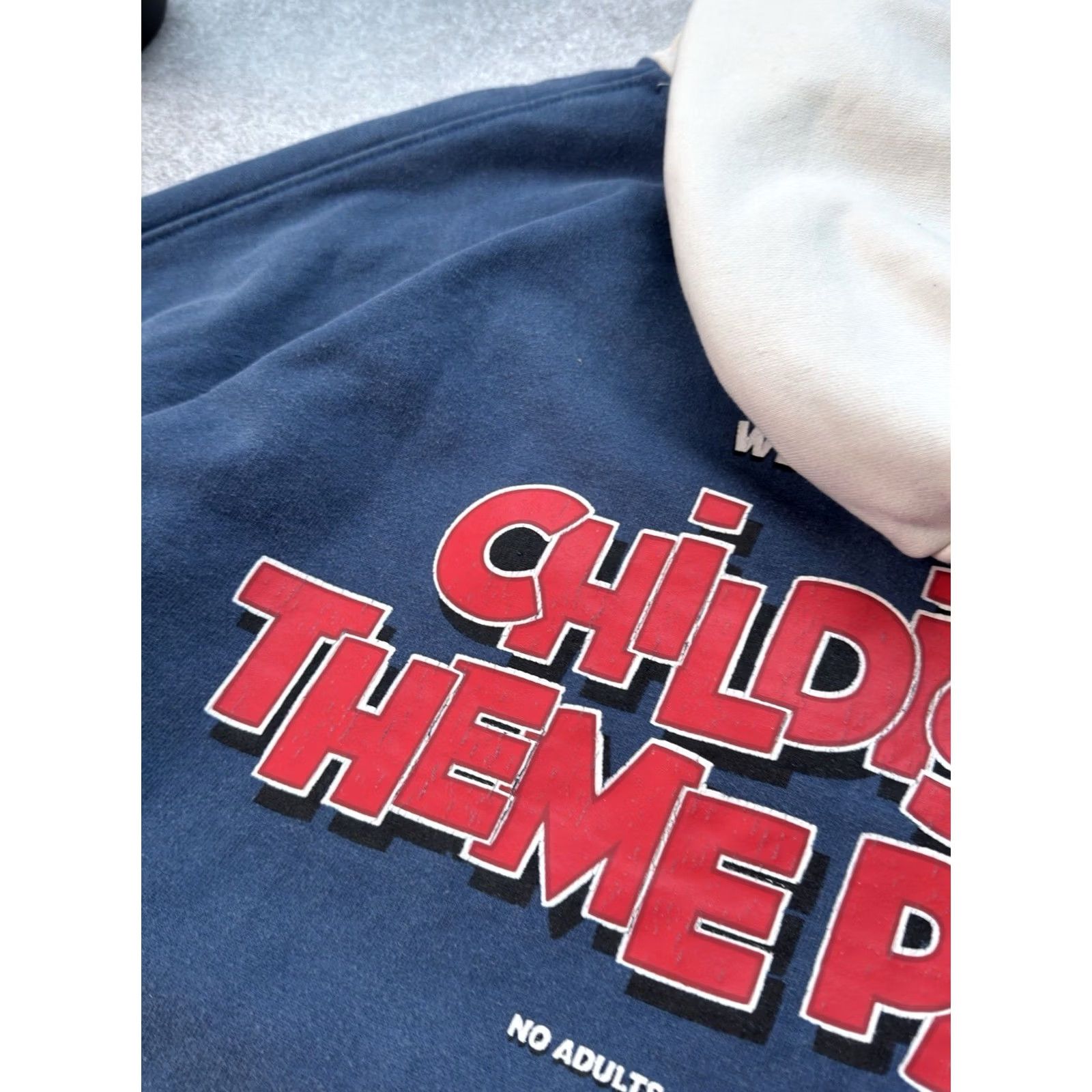 Vintage VINTAGE Childish Theme Park Big Logo Y2K Blue Hoodie Men L Size US L / EU 52-54 / 3 - 7 Thumbnail