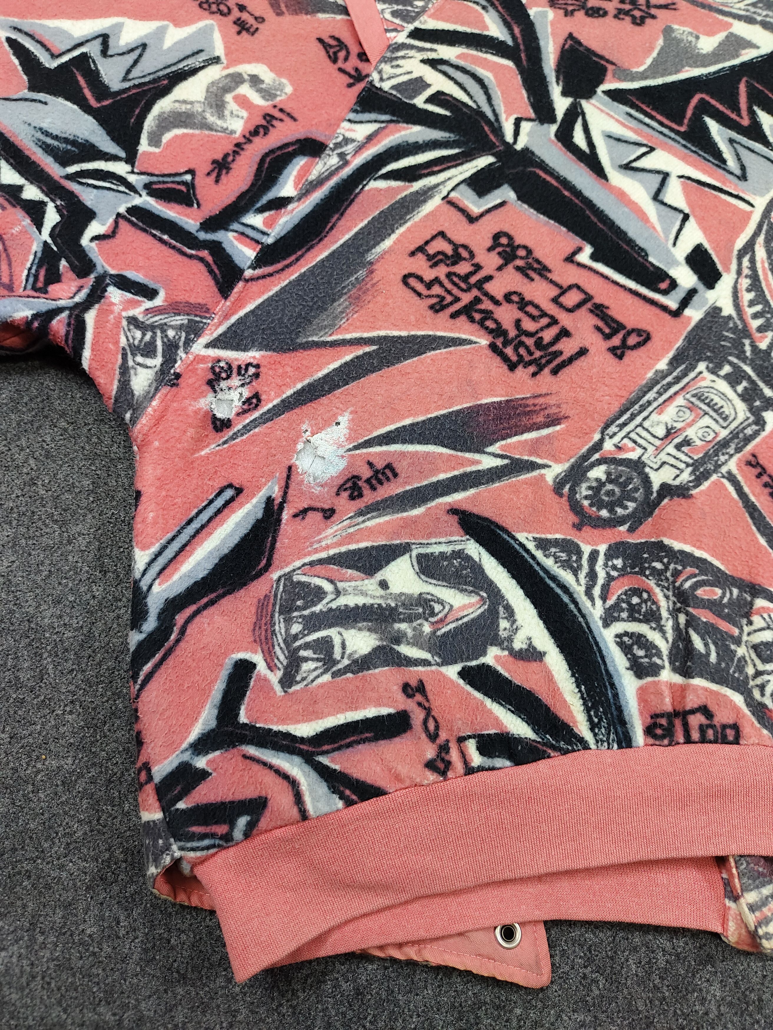 Kansai Yamamoto 80s Kansai O2- Archive Culture Art Graphic Bomber Jacket Size US M / EU 48-50 / 2 - 10 Thumbnail