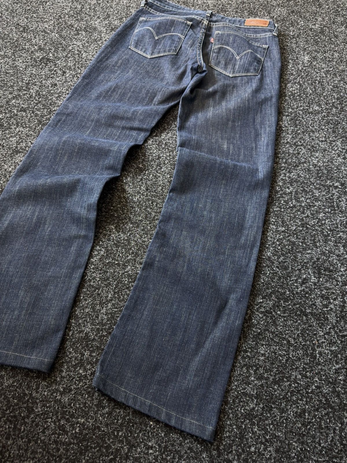 Levi's Western 00s Y2K Levi’s Demi Curve Straight Leg Jeans W25 Size 25" / US 0 / IT 36 - 10 Thumbnail