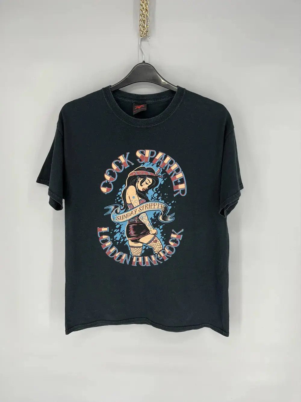 Band Tees × Vintage Vintage Y2k Cock Sparrer Punk oii t shirt Size US L / EU 52-54 / 3 - 1 Thumbnail