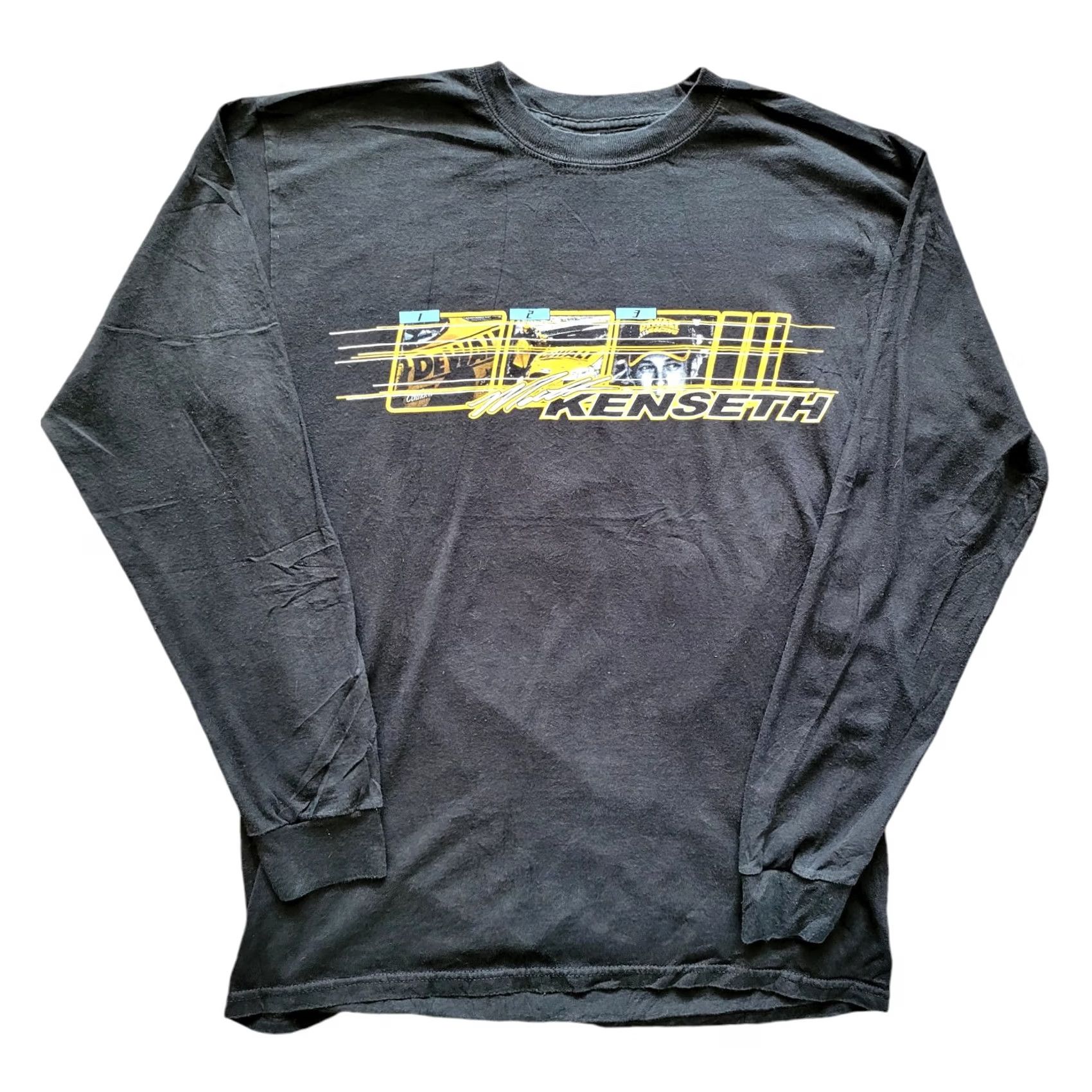 Gildan Matt Kenseth #17 NASCAR Long-Sleeve T-Shirt Gildan Large Black Racing Graphic Tee Size US L / EU 52-54 / 3 - 3 Thumbnail