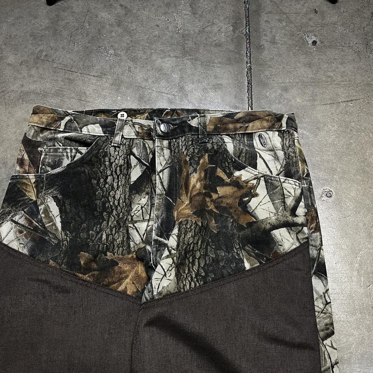 Vintage × Wrangler Vintage 00s Y2K Wrangler Pro Gear Camo Double Knee Pants Size US 36 / EU 52 - 2 Thumbnail