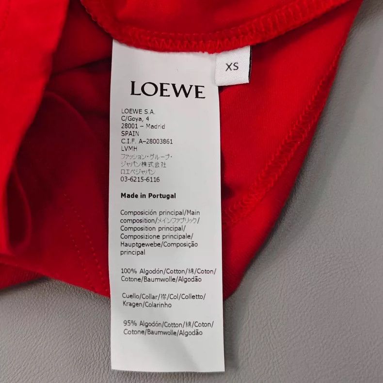 Loewe loewe red short sleeves 2504-Nextarrow Size US XS / EU 42 / 0 - 6 Thumbnail