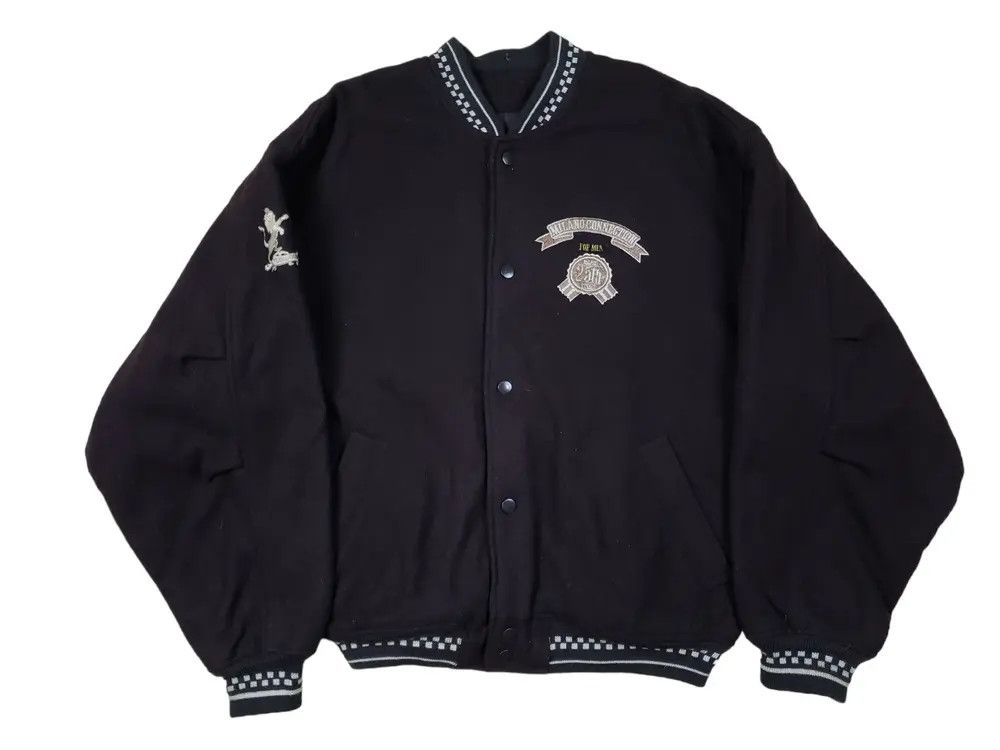 Vintage Vintage Milano Connection Varsity Jacket Wool Size US L / EU 52-54 / 3 - 2 Thumbnail