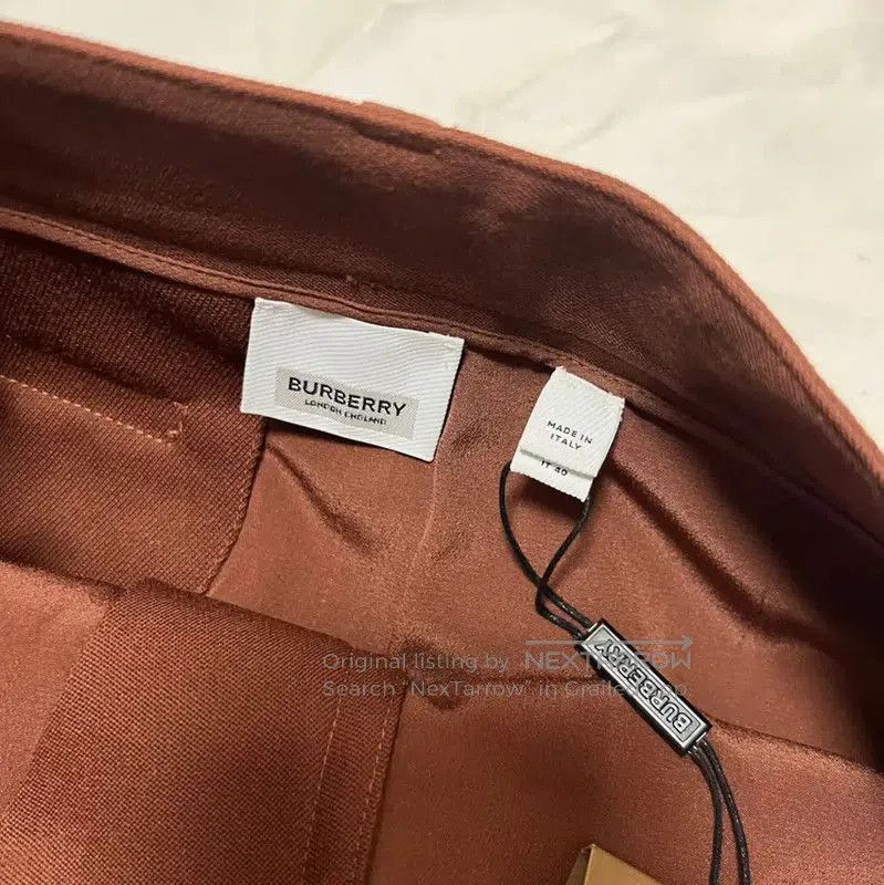 Burberry Burberry Brown Wool Mini Skirt. Size 22" - 6 Thumbnail