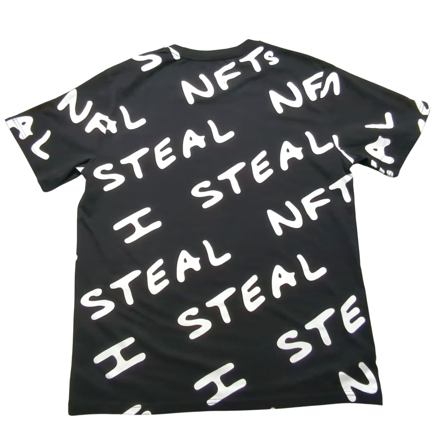 Vintage Bricktown Shirt Men L Black I Steal NFTs Graphic Print Crew Neck Short Sleeve Logo Vintage No Size US L / EU 52-54 / 3 - 2 Thumbnail