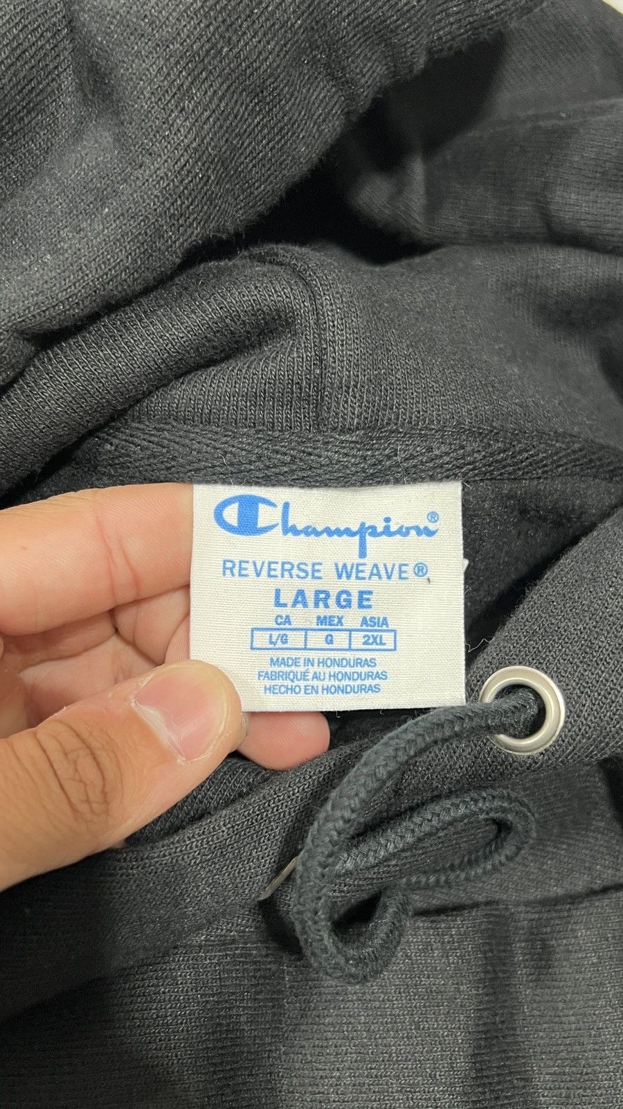 Champion × Virgil Abloh Virgil Abloh ICA FOS Black Hoodie Size US L / EU 52-54 / 3 - 4 Thumbnail
