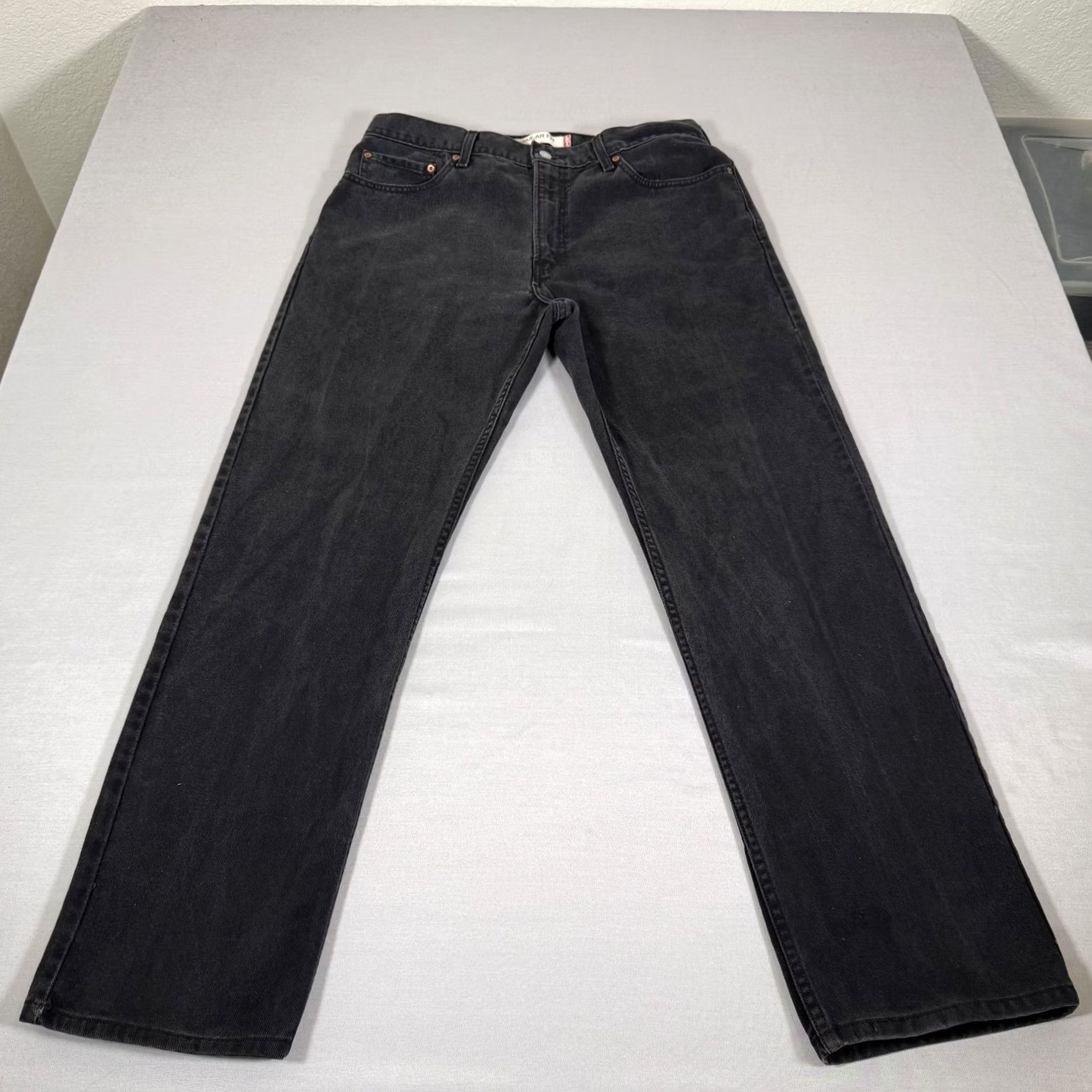 Levi's VINTAGE Levi's Jeans Mens 36x32 Black 505 Straight Fit Denim Pants Western Cowboy Size US 36 / EU 52 - 2 Thumbnail