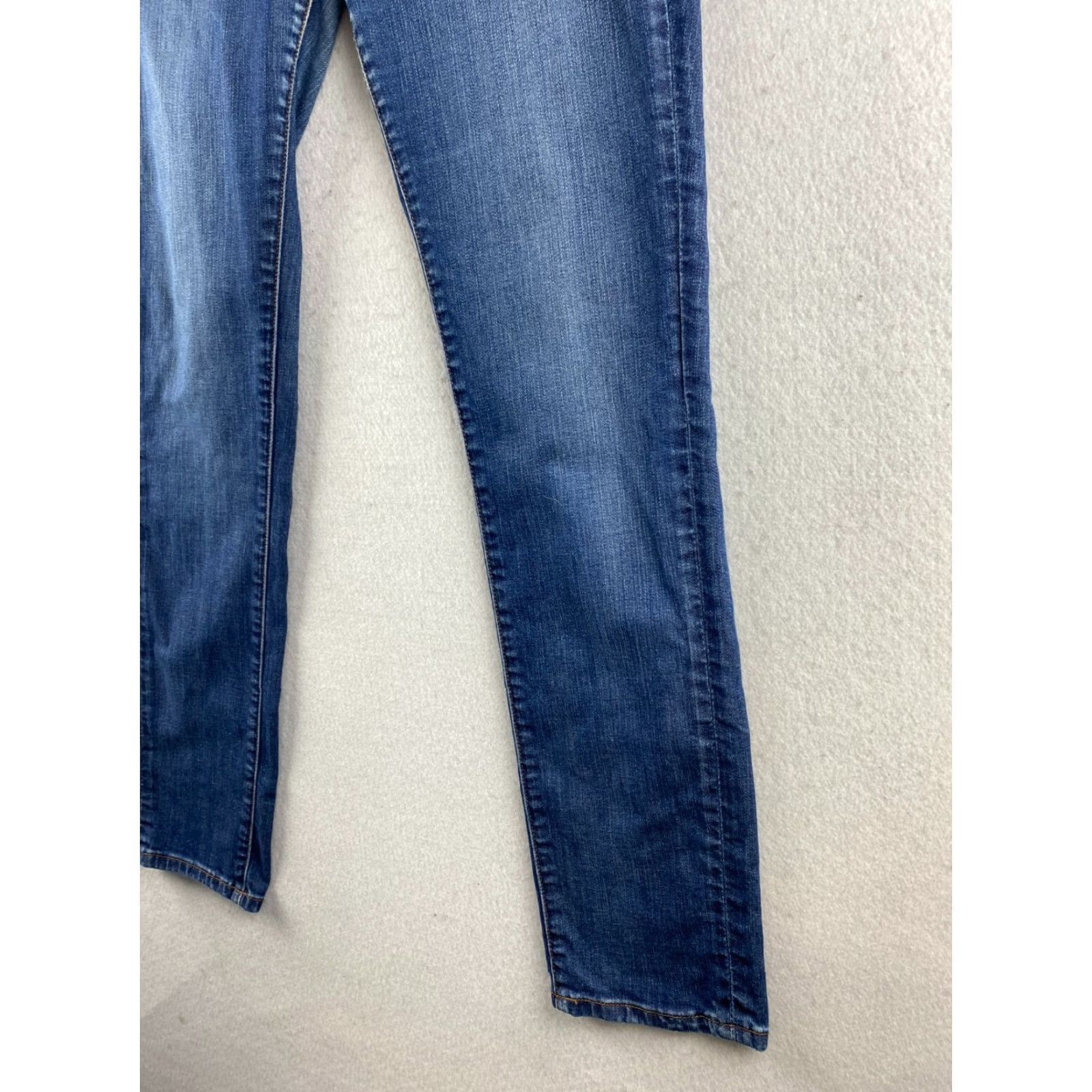 Lucky Brand Lucky Brand Jeans Womens 4 Blue Ankle Charlie Skinny Distressed Stretch Denim Shirt? Size 27" / US 4 / IT 40 - 5 Thumbnail