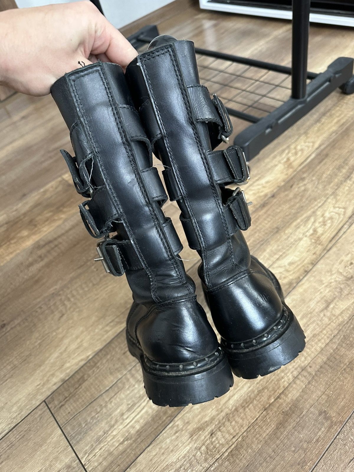 Undercover Undercover Vintage High Top Leather Boots Vintage Size US 8 / EU 41 - 12 Thumbnail