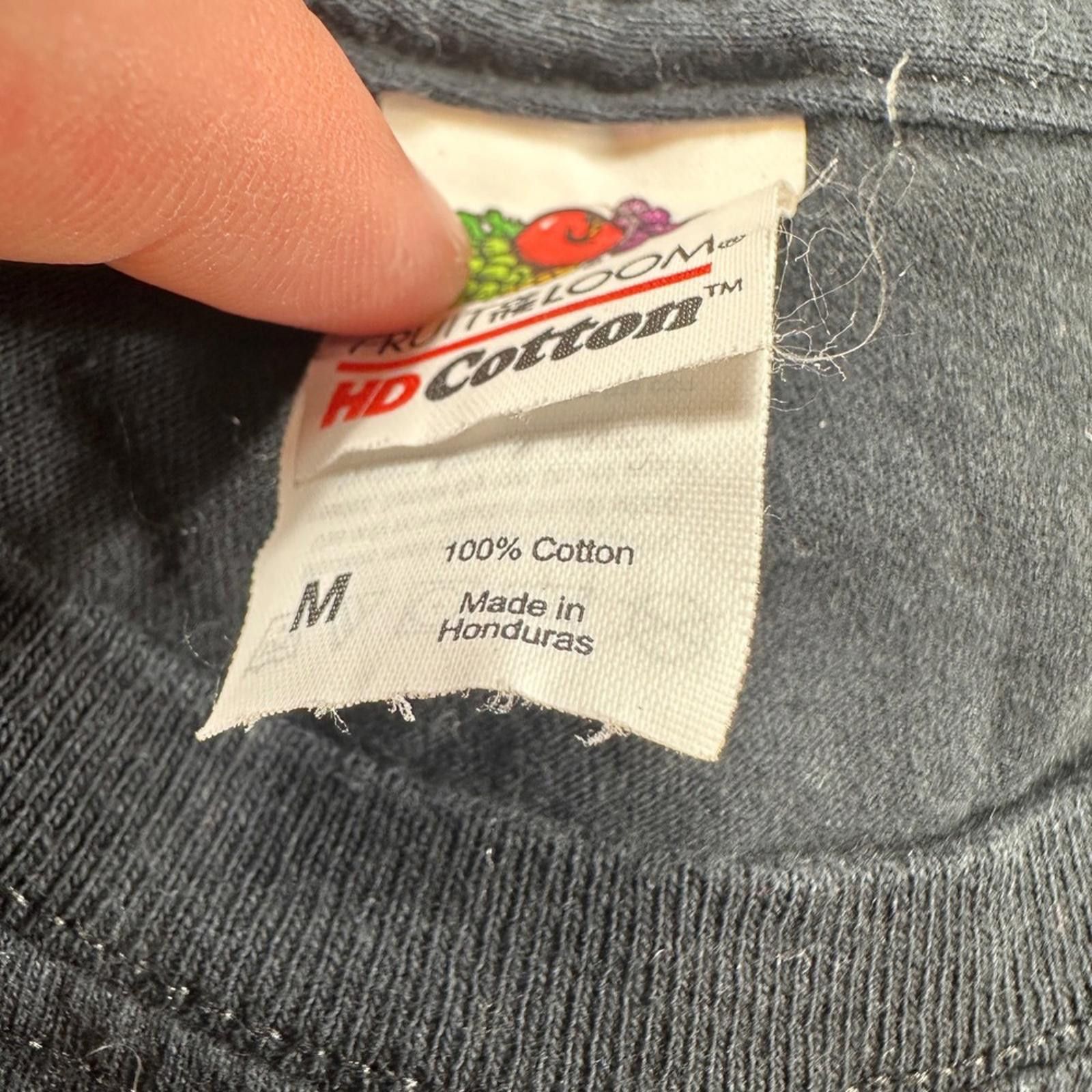 Fruit Of The Loom DARE T Shirt Mens M Black American Flag Logo To Resist Retro Size US M / EU 48-50 / 2 - 4 Thumbnail