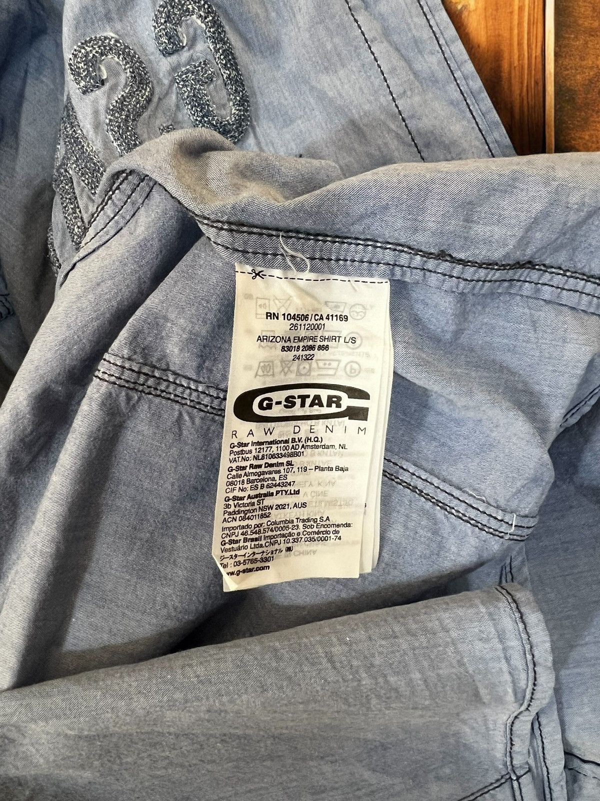 G-Star G-Star Raw Arizona Empire shirt size M Size US M / EU 48-50 / 2 - 7 Thumbnail