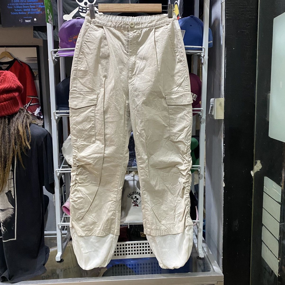 Jun Takahashi × Undercover 💸BINDINGOFFER💸GU UNDERCOVER CARGO PANTS STRETCHABLE Size US 30 / EU 46 - 1 Thumbnail
