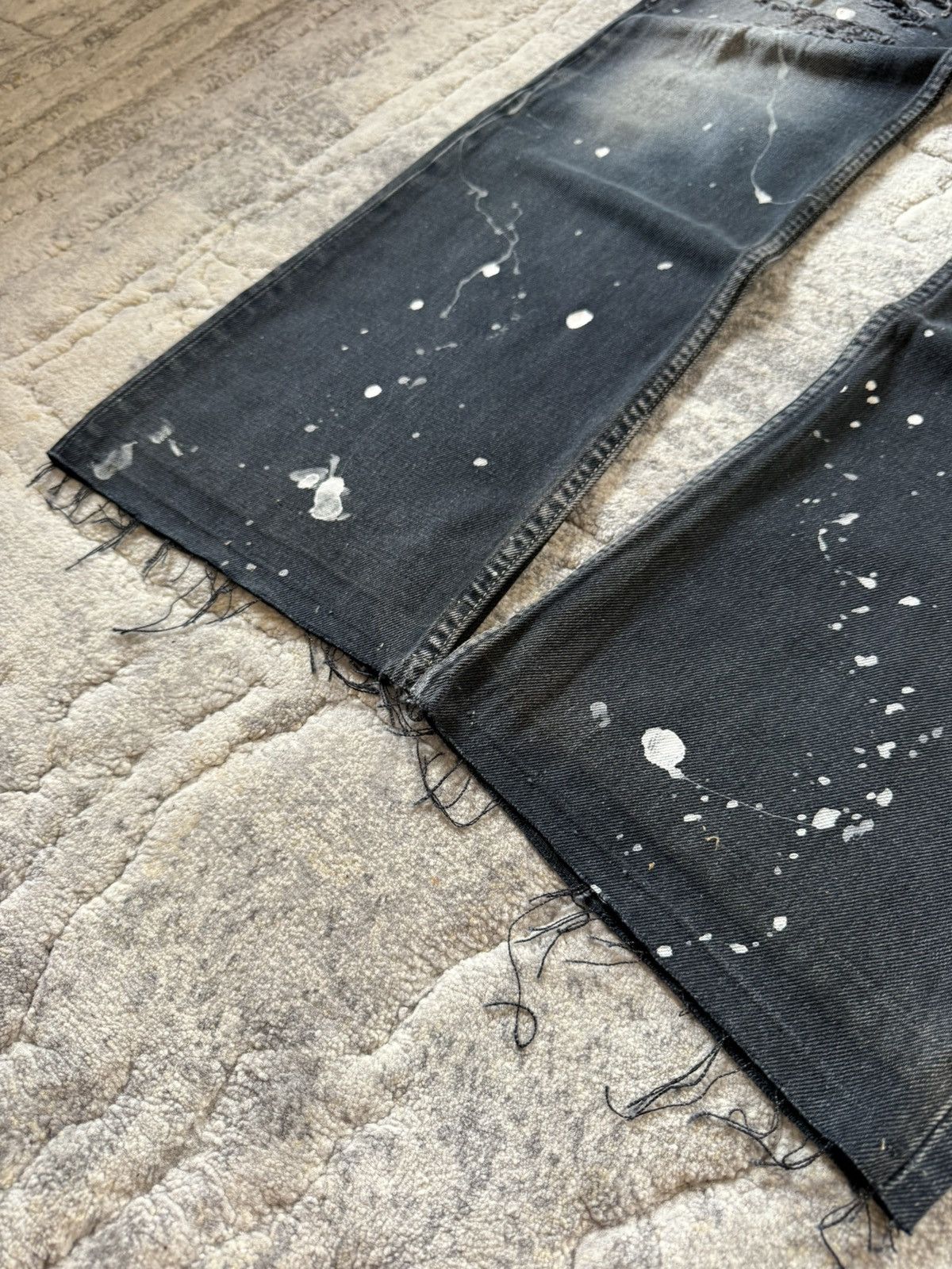 Levi's Rare Levis 517 Distressed Boro Shadow Fade Flared Jeans Size US 34 / EU 50 - 7 Thumbnail