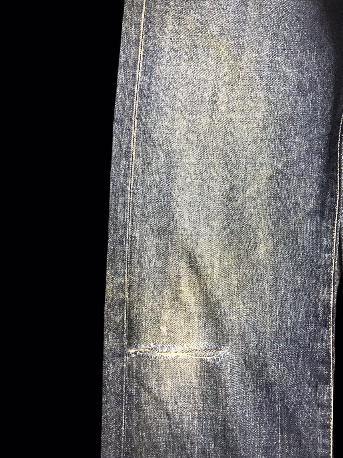 Edwin 💥90s Style💥Vintage EDWIN 503z Mudwash Distressed Denim F46 Size US 28 / EU 44 - 5 Thumbnail