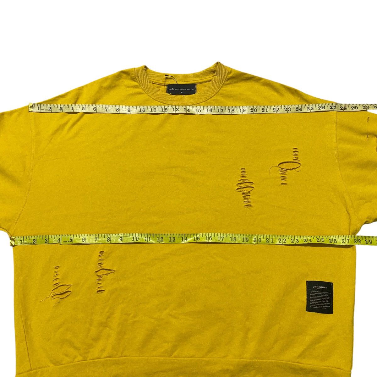Japanese Brand Neos Addictive Design Oversize Distressed Sweatshirt Size US M / EU 48-50 / 2 - 17 Thumbnail