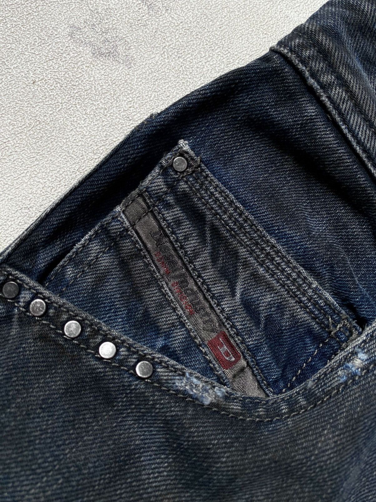 Diesel RARE Diesel Krooley Denim Regular Slim Carrot Size US 33 - 14 Thumbnail