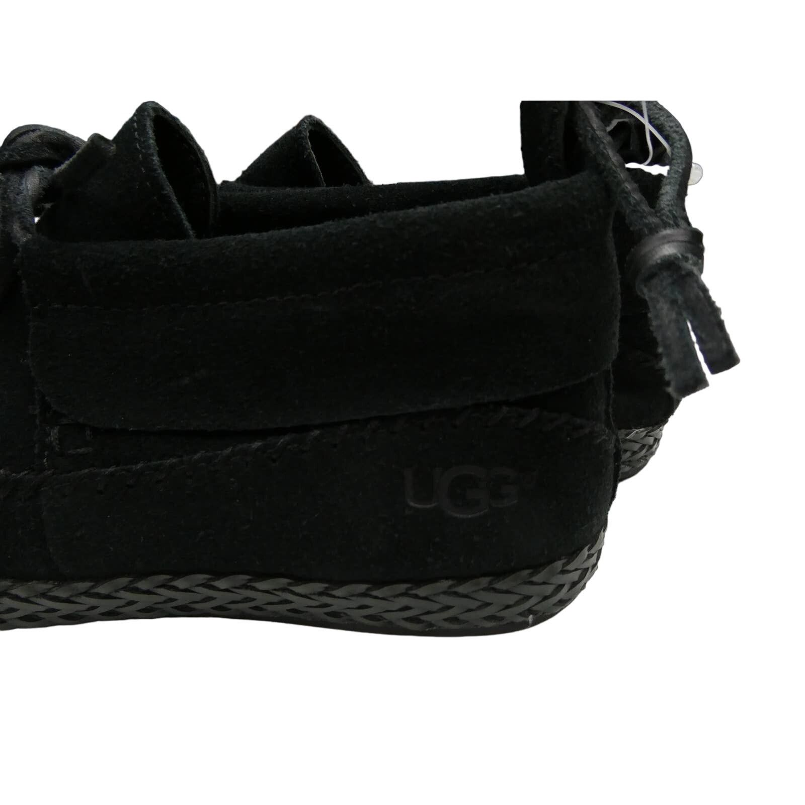 Ugg UGG Woodlyn Moc Black Suede Shoes Boots 1094814, size: 6 Size US 6 / IT 36 - 3 Thumbnail