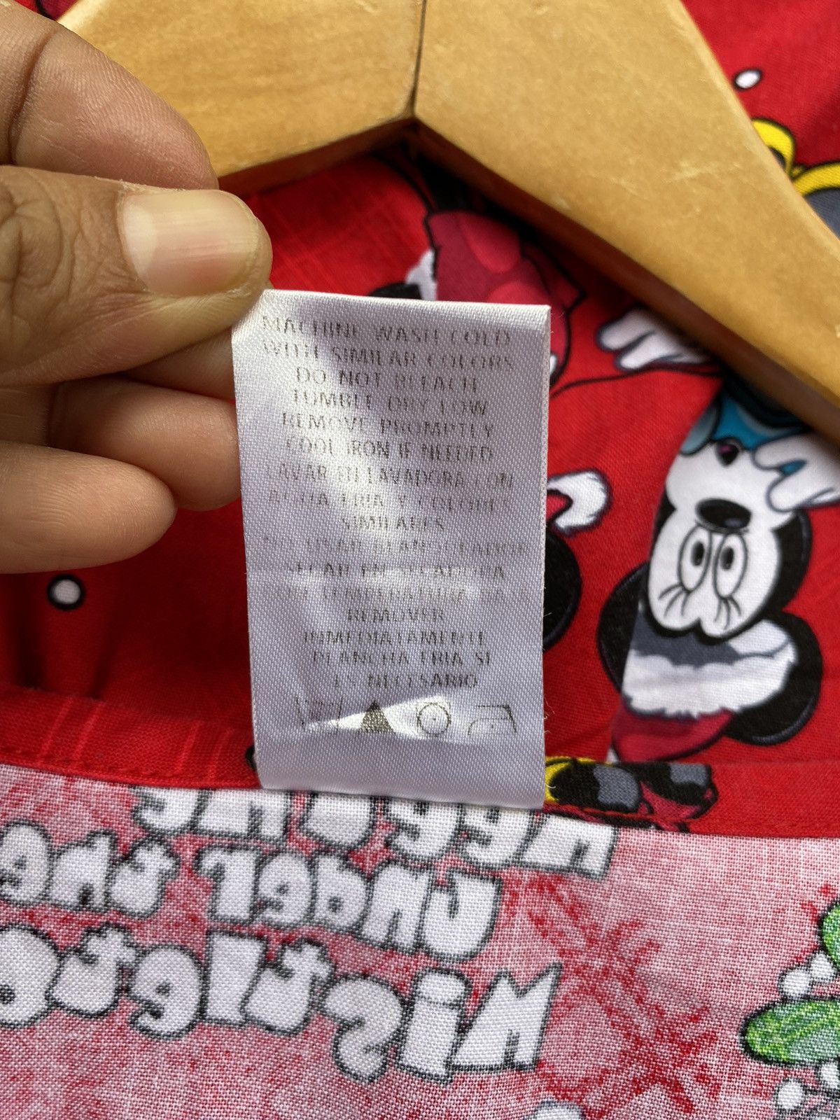 Mickey Mouse Mickey Mouse vintage v neck blouse Size ONE SIZE - 4 Thumbnail