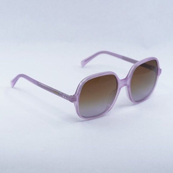 Celine 🕶️ New Celine CL40244U 78F Sunglasses - Shiny Opal Lilac Size ONE SIZE - 7 Thumbnail