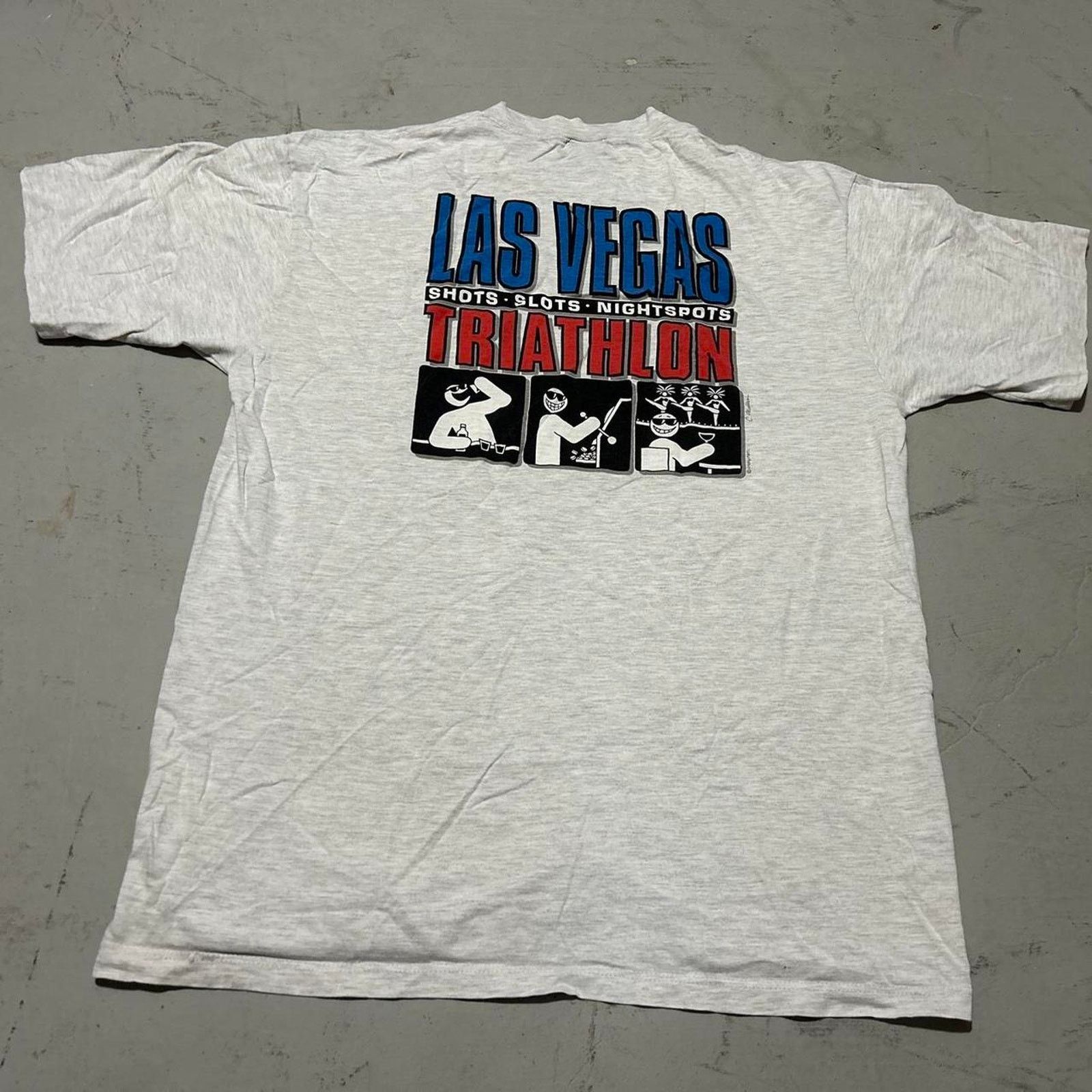 Other **Vintage Las Vegas Nevada Triathlon Shots Slots Nightspots Size US XL / EU 56 / 4 - 1 Thumbnail