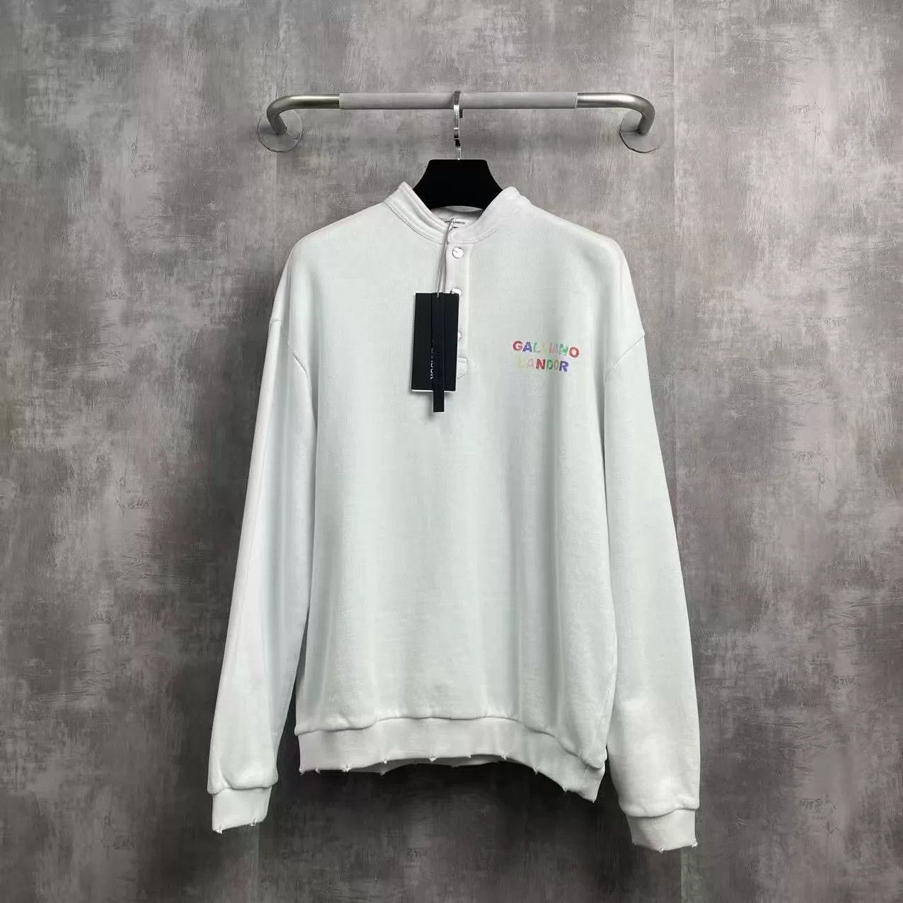 John Galliano John galliano 1990s wolf wool hoodie | Grailed