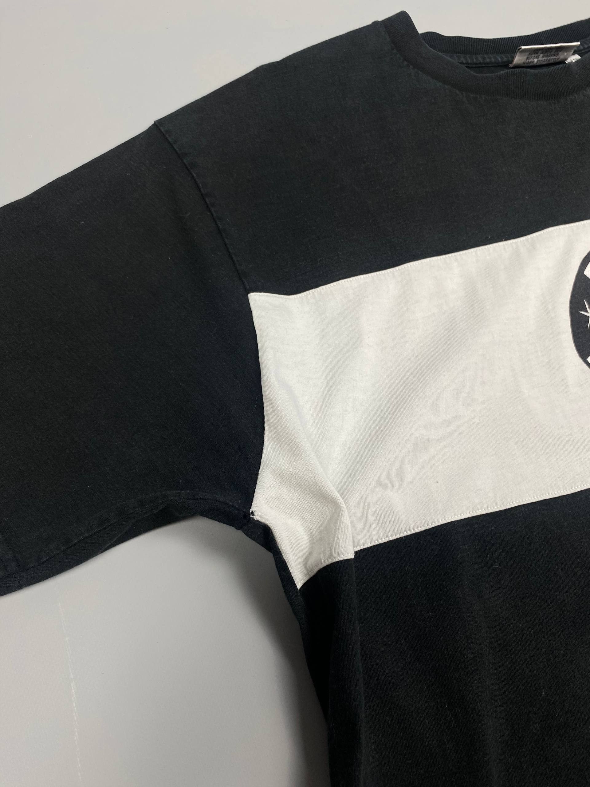The Unbranded Brand Vintage Los Buffos Biker Tee Black White Too Drunk To Die Size US XL / EU 56 / 4 - 7 Thumbnail