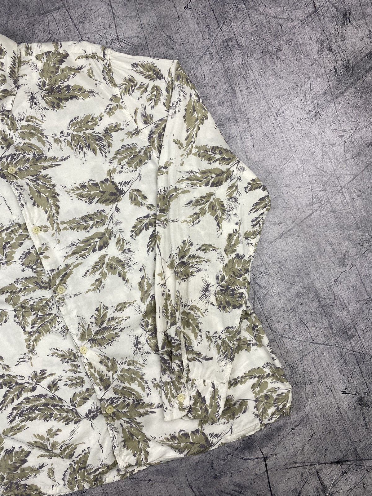 Allsaints Allsaints Long Sleeve Shirt Allover Floral Design Size L Size US L / EU 52-54 / 3 - 4 Thumbnail