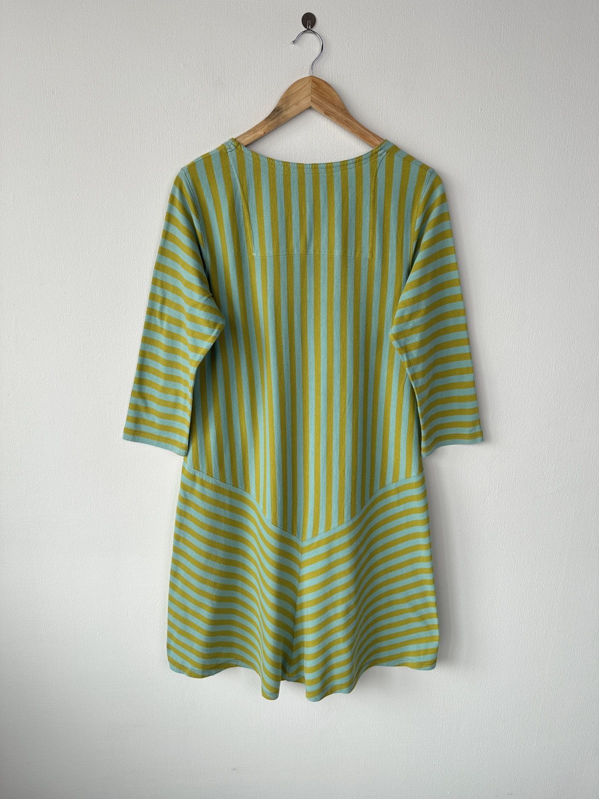 Gudrun Sjoden GUDRUN SJODEN Organic Cotton Striped A-Line Tunic Dress Sz M Size M / US 6-8 / IT 42-44 - 2 Thumbnail