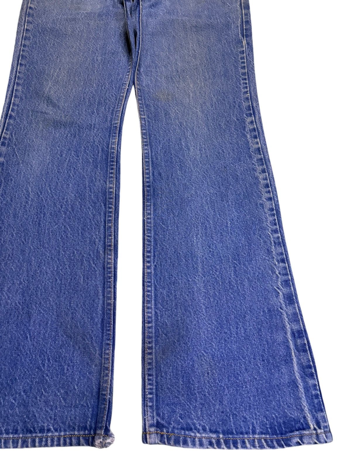 Levi's Vintage 70s Levis 517 Orange Tab Mud Wash Flare Jeans Size US 30 / EU 46 - 7 Thumbnail