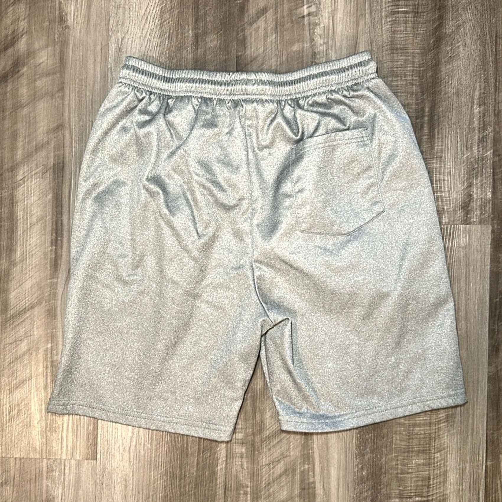 Vintage Public Record Fleece Shorts Mens Medium Gray Polyester Sweat 7 Inseam 28 19.5” 10.5” Rise 12.5” MS5503 Size US 31 - 2 Thumbnail