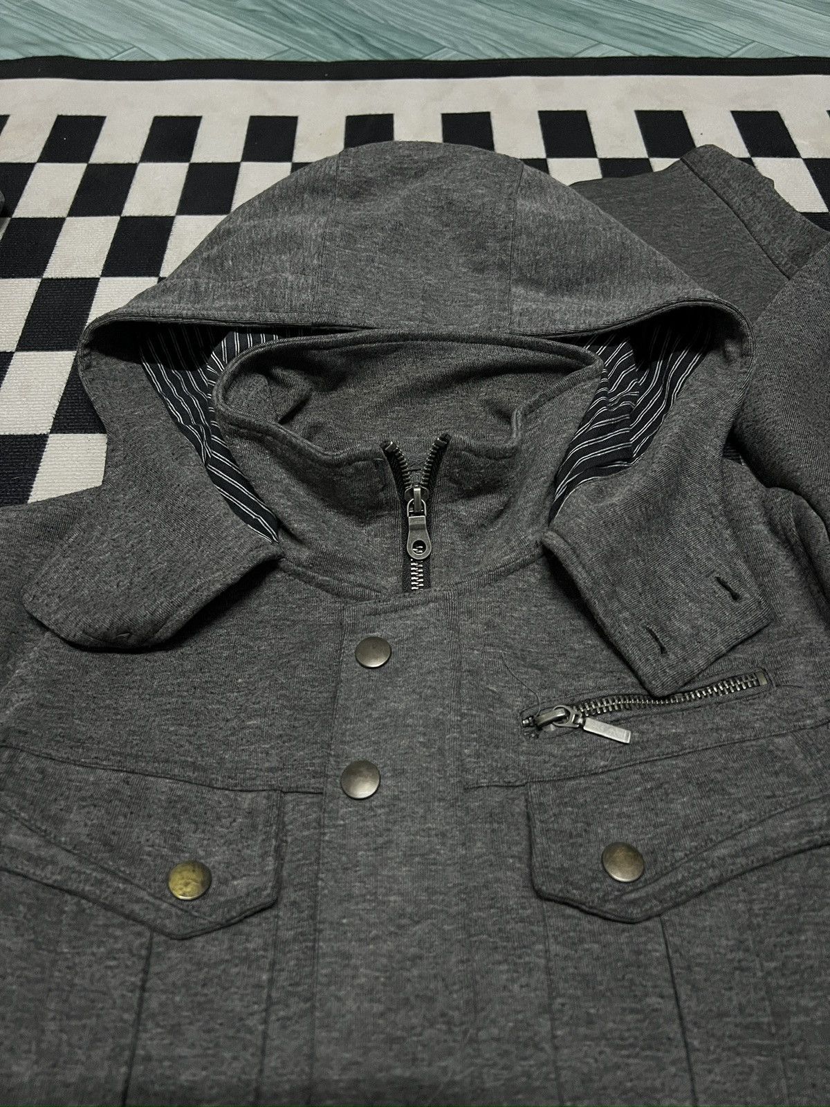 Designer Mossimo Giannulli Zipper Hoodie Jacket Size US M / EU 48-50 / 2 - 6 Thumbnail